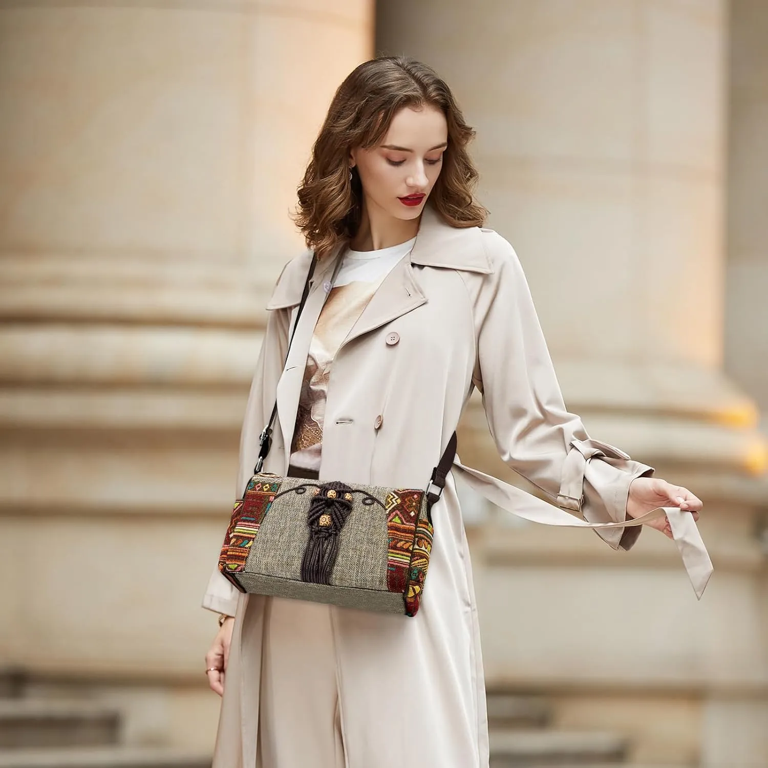 Small Crossbody Bags for Women, Trendy Hand-Woven Shoulder Bag, Womens Crossbody Purses