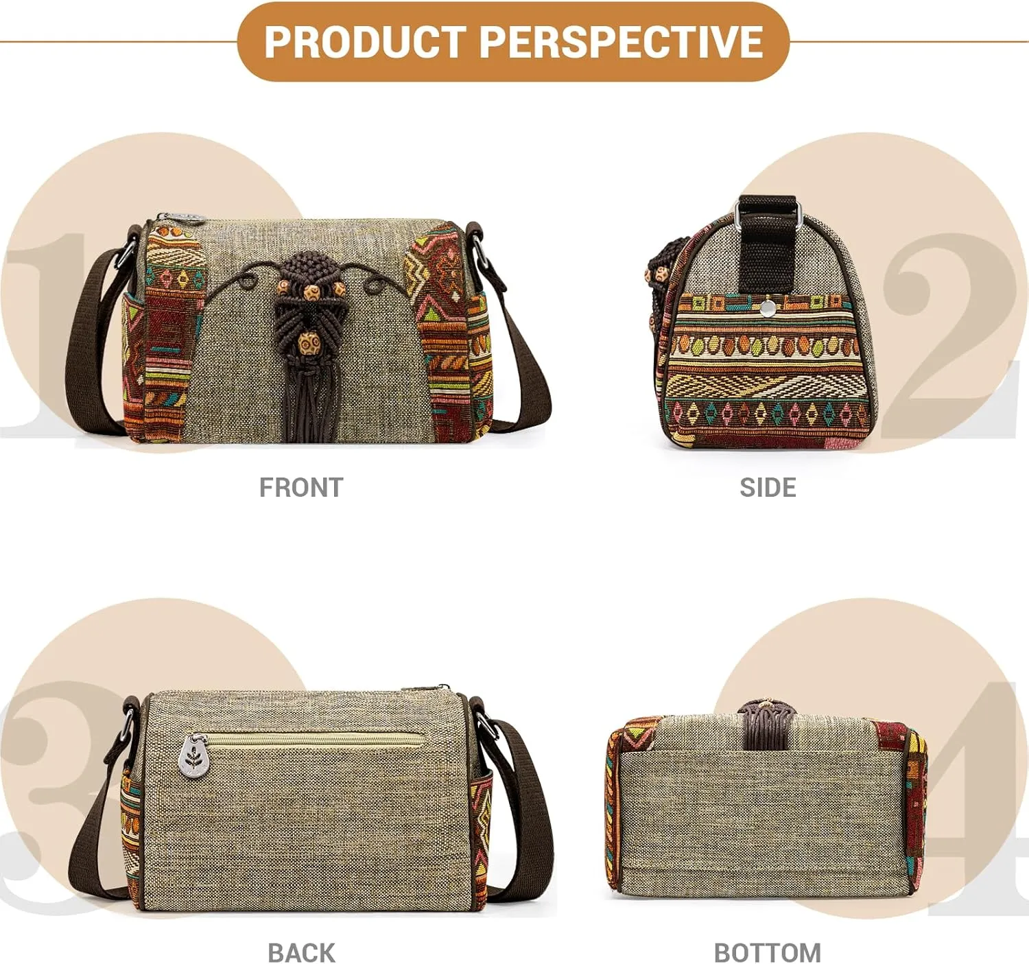 Small Crossbody Bags for Women, Trendy Hand-Woven Shoulder Bag, Womens Crossbody Purses