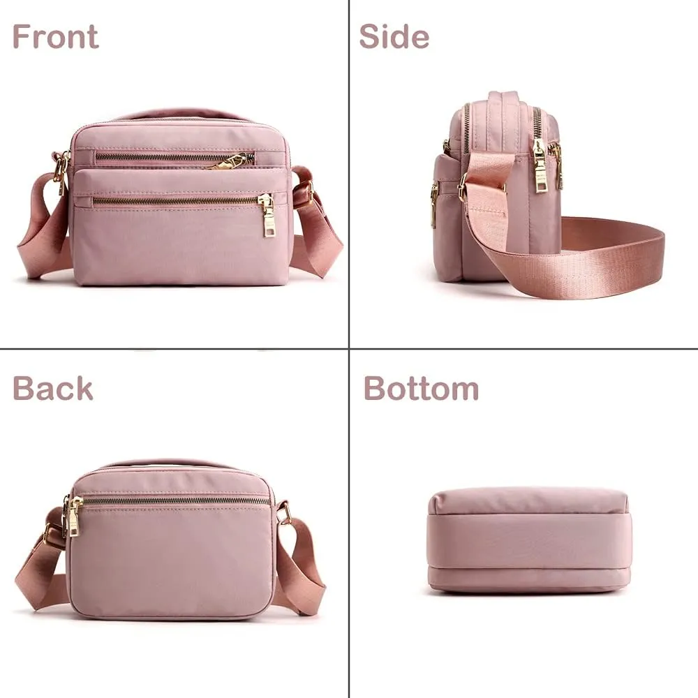 Small Crossbody Purses for Women Multi Pocket Casual Crossbody Bag Cellphone Wallet Purse Shoulder Bag