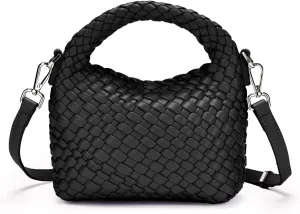 Small Women woven bag Woven Crossbody Bag for Women woven purse Leather handbag mini Hobo Bag