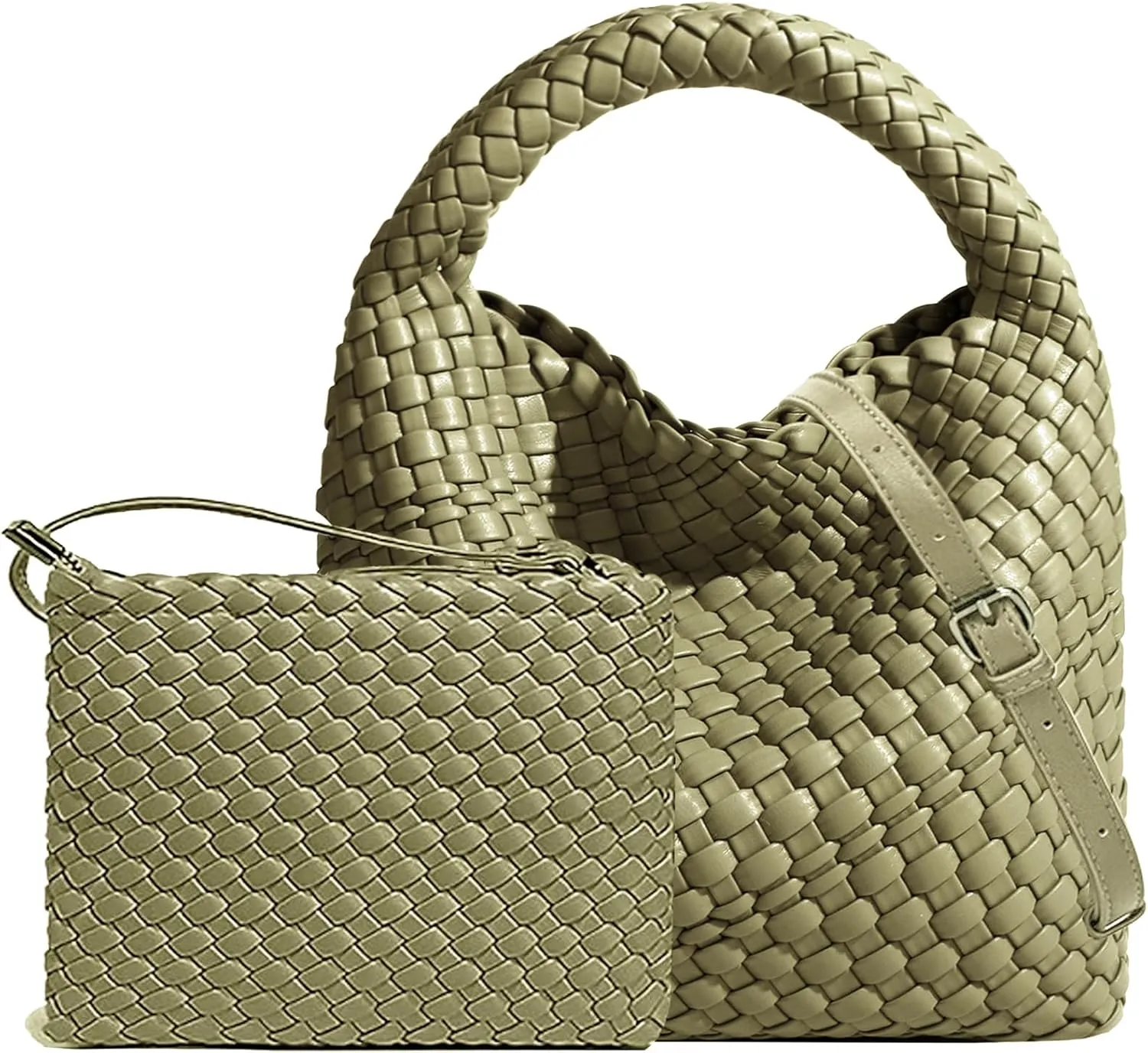 Small Woven Bags for Women Cute Hobo Tote Woven Handbag Mini Clutch Purse vegan leather Crossbody bags Shoulder Handmade Bag