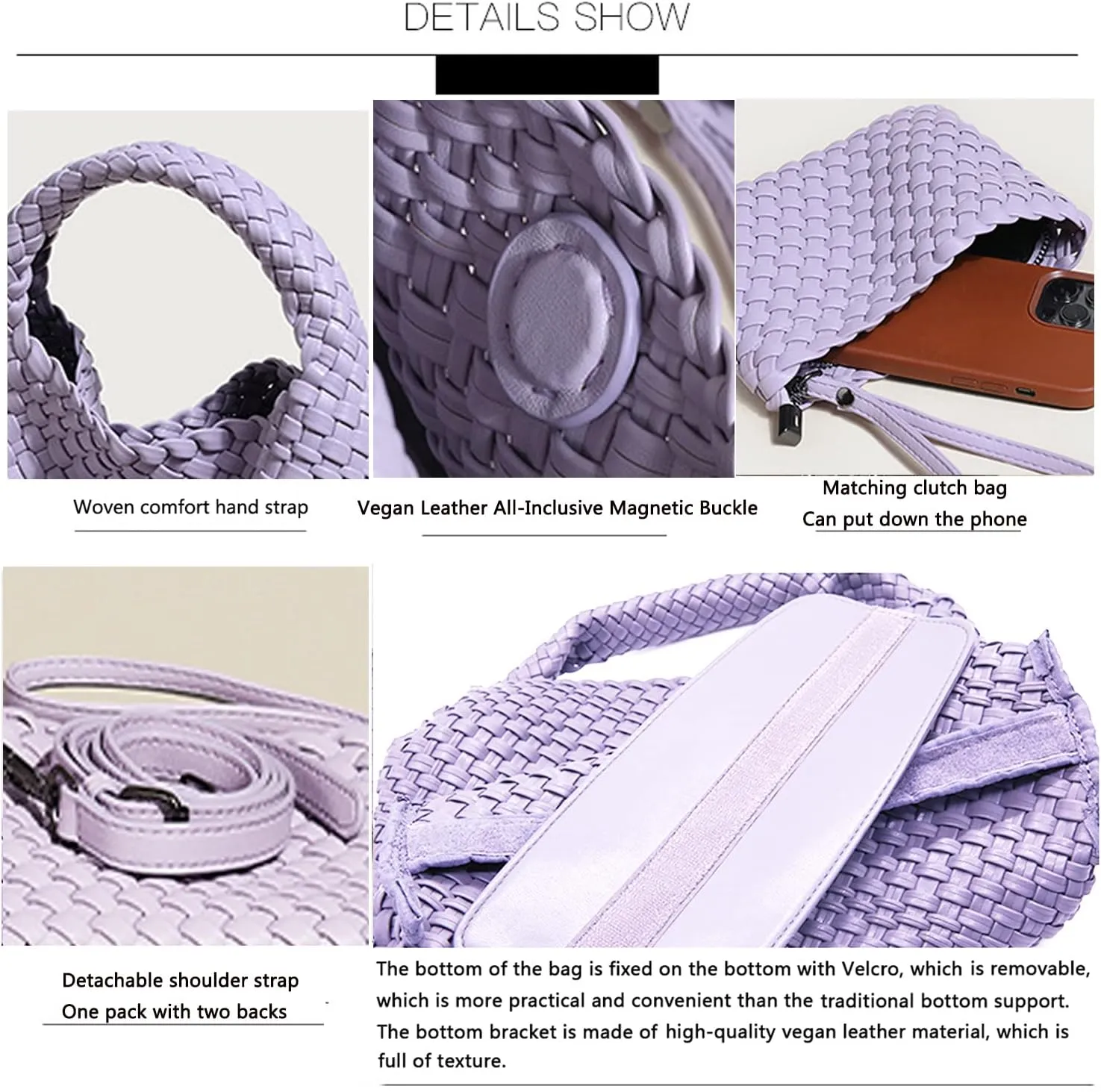 Small Woven Bags for Women Cute Hobo Tote Woven Handbag Mini Clutch Purse vegan leather Crossbody bags Shoulder Handmade Bag