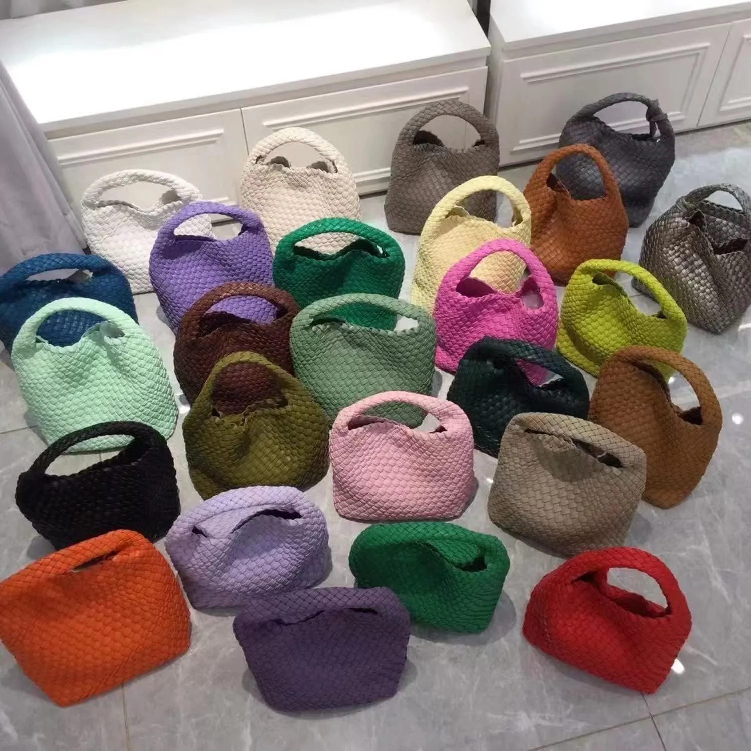 Small Woven Bags for Women Cute Hobo Tote Woven Handbag Mini Clutch Purse vegan leather Crossbody bags Shoulder Handmade Bag