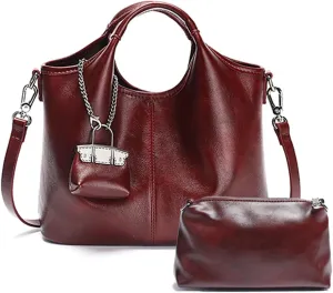 Soft PU Leather Top Handle Handbags Fashion Hobo Purses for Women Vintage with Adjustable Shoulder Strap