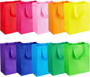SPERPAND 20Pcs Gift Bags Medium Size, Reusable Goodie Bag, Gift Bags with Handles for Party Favors, Birthday, Baby Shower
