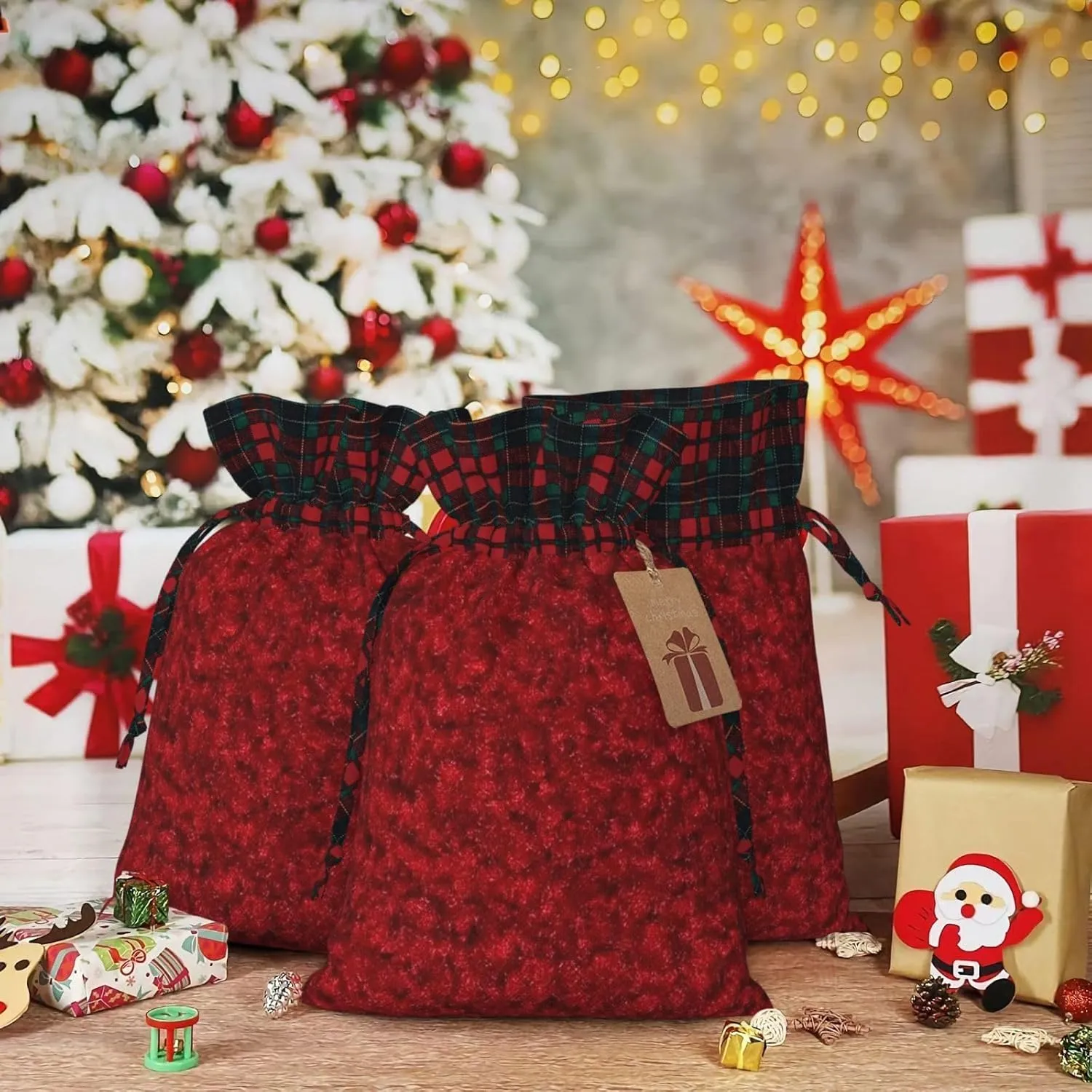 SSGVLPTO Rose represents love print present Bags, Candy present Bags, Wedding presenty Bags, Drawstring present Bags
