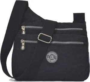 STUOYE Nylon Multi-Pocket Crossbody Purse Bags for Women Travel Shoulder Bag