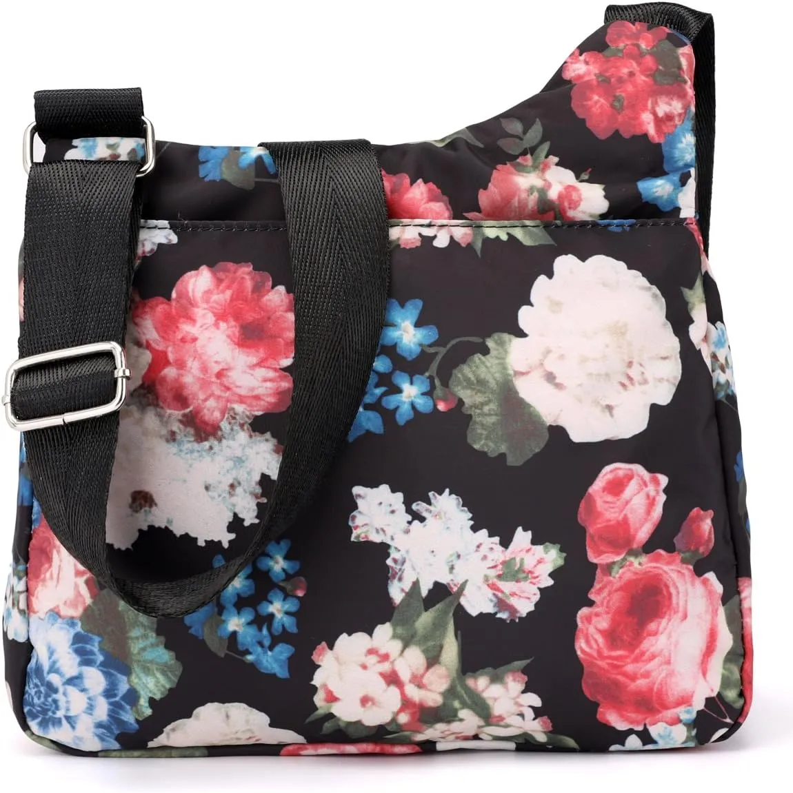 STUOYE Nylon Multi-Pocket Crossbody Purse Bags for Women Travel Shoulder Bag