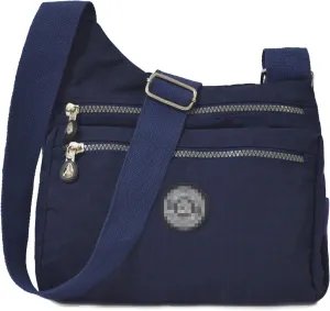 STUOYE Nylon Multi-Pocket Crossbody Purse Bags for Women Travel Shoulder Bag