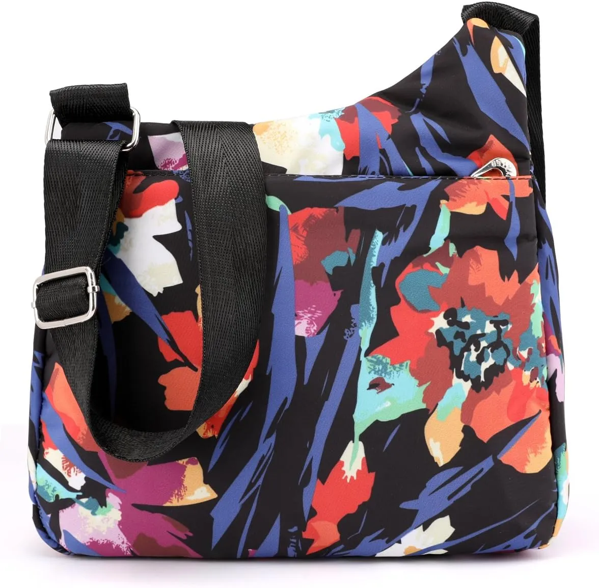 STUOYE Nylon Multi-Pocket Crossbody Purse Bags for Women Travel Shoulder Bag