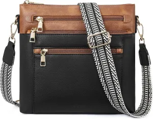 Telena Crossbody Bags for Women Faux Leather Cross body Purses With Adjustable Strap