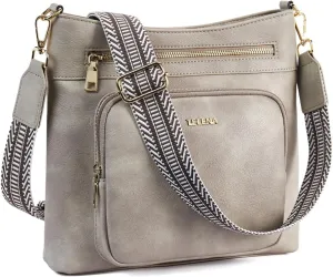 Telena Hobo Bags for Women Leather Purses Crossbody Bag Multi Pockets Large Shoulder Bags with Adjustable Strap