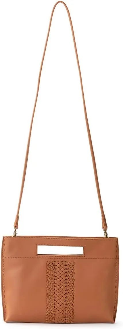 The Sak Linden Convertible Crossbody Bag in Crochet, Adjustable Multi Use Strap