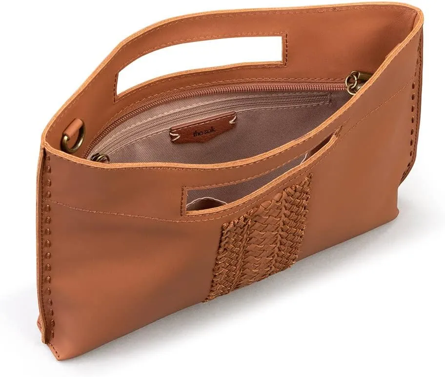 The Sak Linden Convertible Crossbody Bag in Crochet, Adjustable Multi Use Strap