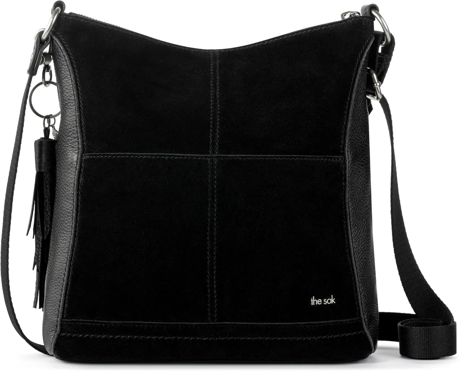 The Sak Lucia Crossbody Bag in Leather, Convertible Purse with Adjustable Strap