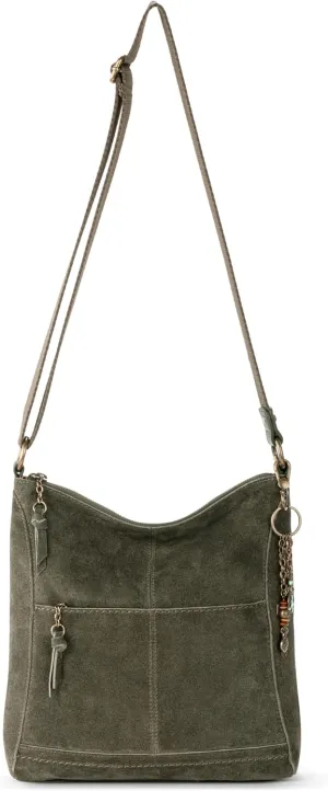 The Sak Lucia Crossbody Bag in Leather, Convertible Purse with Adjustable Strap