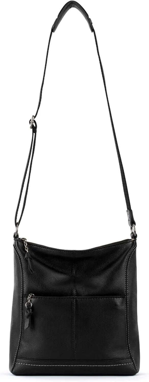 The Sak Lucia Crossbody Bag in Leather, Convertible Purse with Adjustable Strap