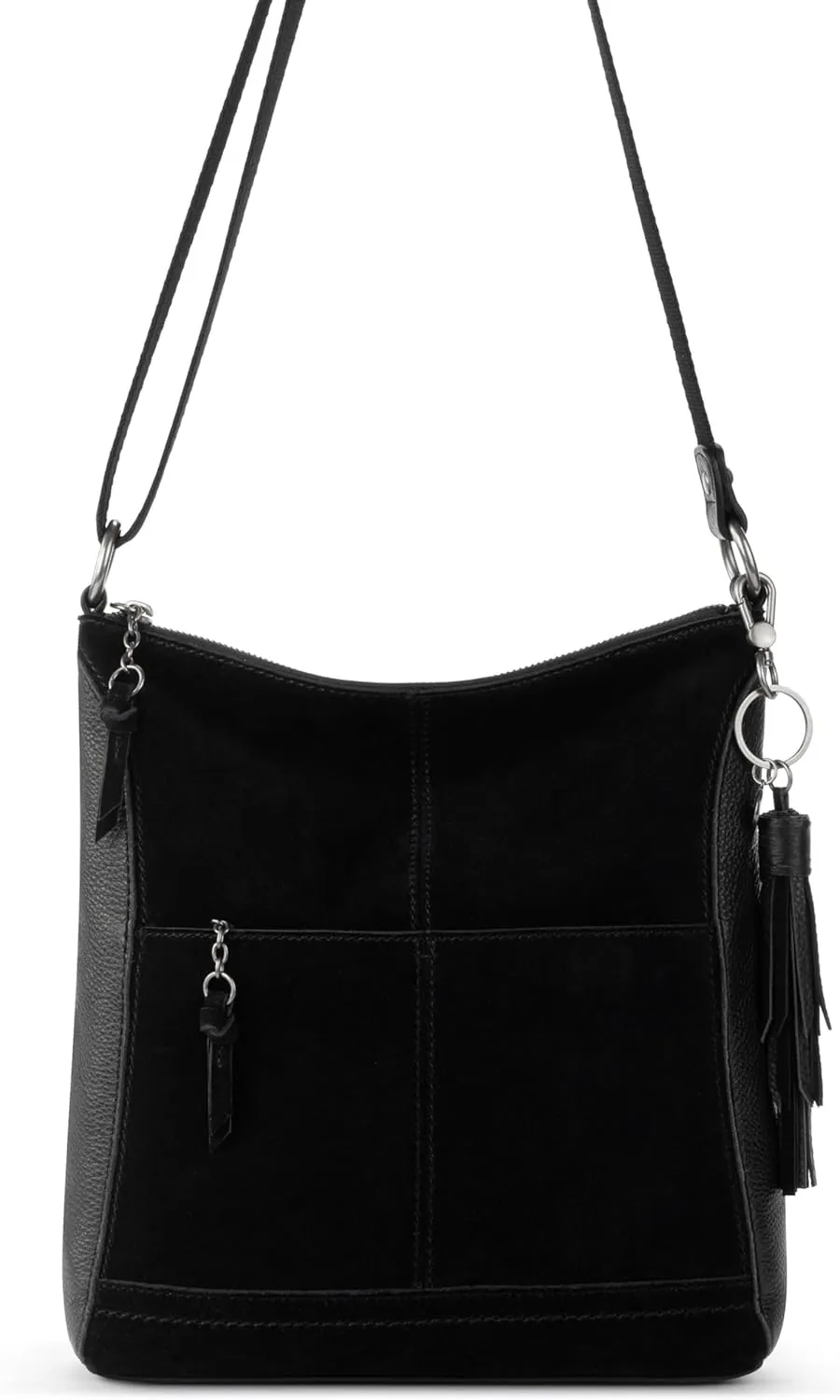 The Sak Lucia Crossbody Bag in Leather, Convertible Purse with Adjustable Strap