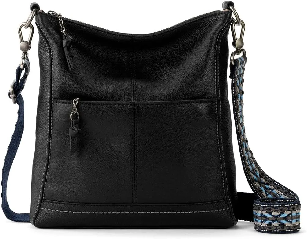 The Sak Lucia Crossbody Bag in Leather, Convertible Purse with Adjustable Strap