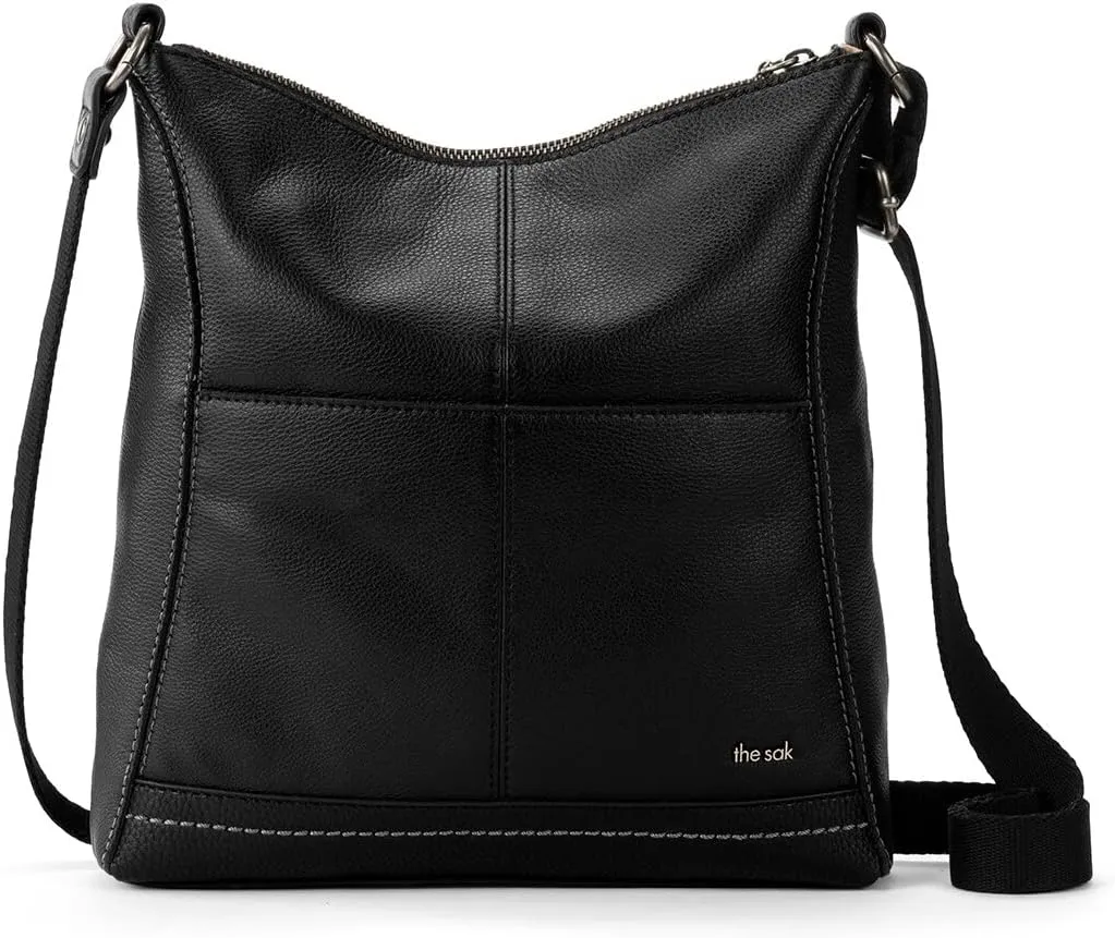 The Sak Lucia Crossbody Bag in Leather, Convertible Purse with Adjustable Strap