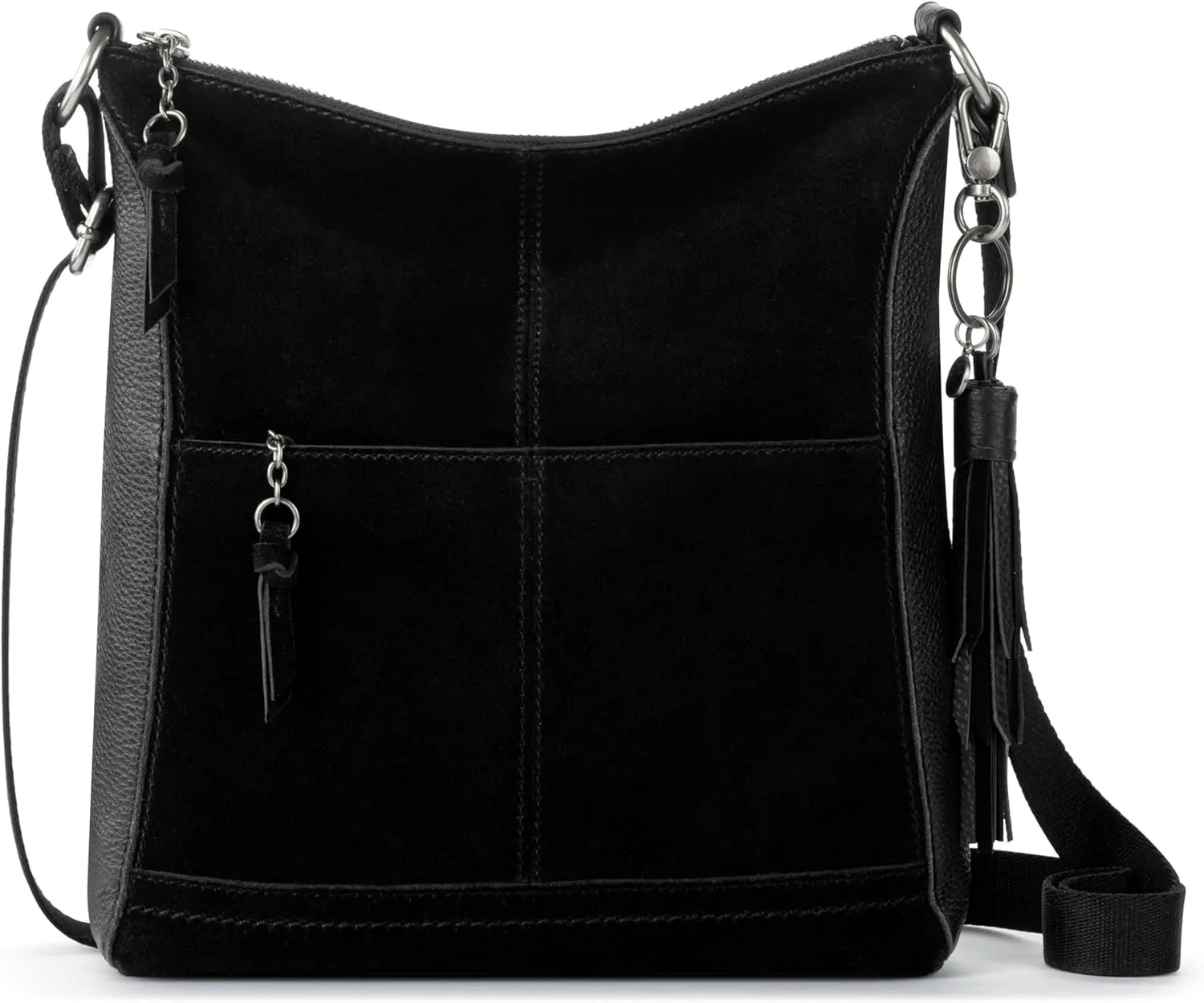 The Sak Lucia Crossbody Bag in Leather, Convertible Purse with Adjustable Strap