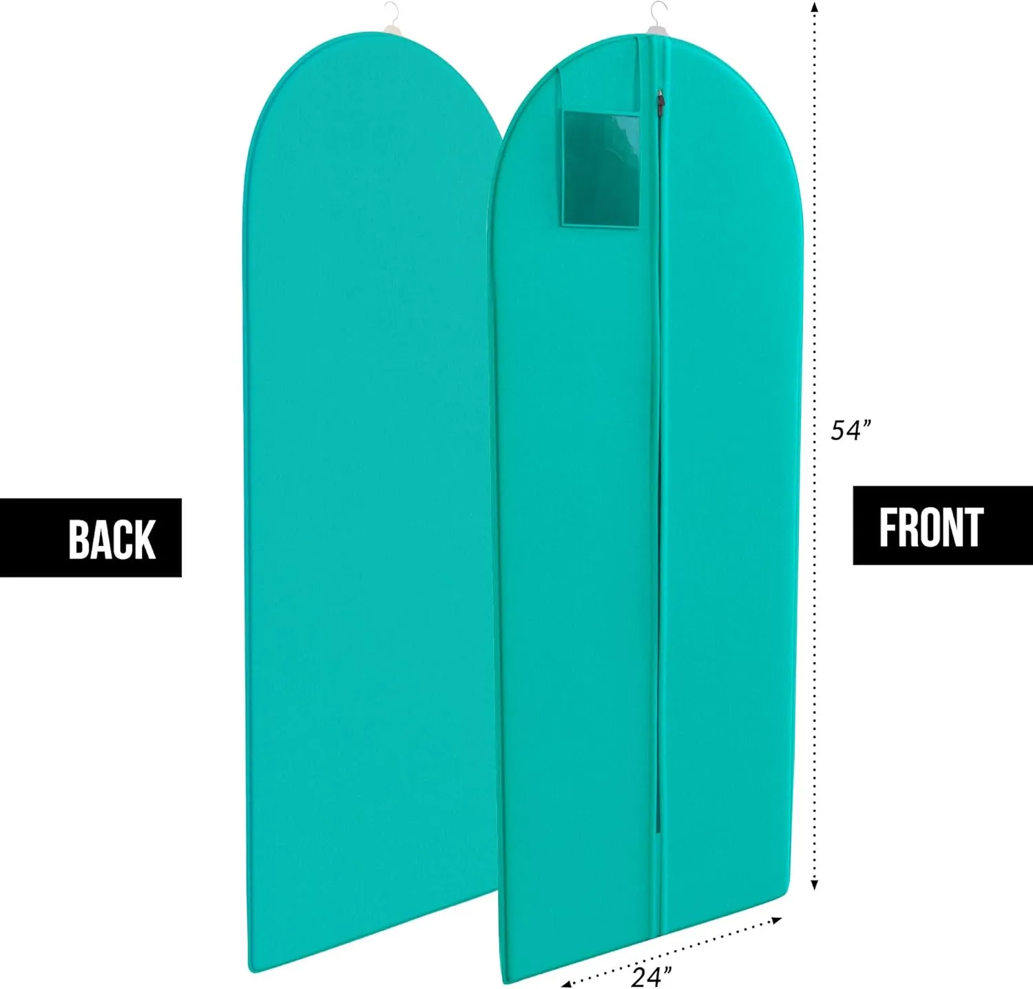 Tiffany Dress and Gown Garment Travel Bags 3 Pack - 54" x 24" - Hanging Window