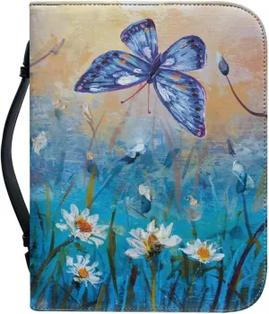 TODIYADDU Bible Cover for Women Men Fashion Zippered Bible Tote Bag for Scripture Study Trendy Handbags for Daily Items Gifts