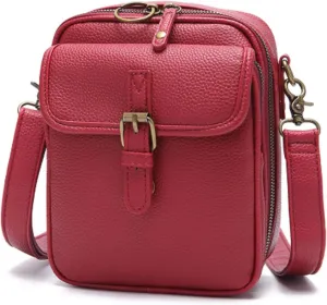 Tojoyride Crossbody Bag, Urvashi Crossbody Bag, Upgraded Vintage Anti Theft Purse Messenger Shoulder Bags Built In Wallet.