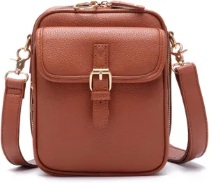 Tojoyride Crossbody Bag, Urvashi Crossbody Bag, Upgraded Vintage Anti Theft Purse Messenger Shoulder Bags Built In Wallet.