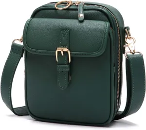 Tojoyride Crossbody Bag, Urvashi Crossbody Bag, Upgraded Vintage Anti Theft Purse Messenger Shoulder Bags Built In Wallet.