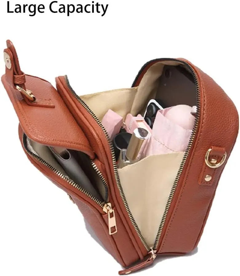 Tojoyride Crossbody Bag, Urvashi Crossbody Bag, Upgraded Vintage Anti Theft Purse Messenger Shoulder Bags Built In Wallet.