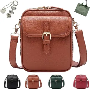 Tojoyride Crossbody Bag, Urvashi Crossbody Bag, Upgraded Vintage Anti Theft Purse Messenger Shoulder Bags with Card Slots