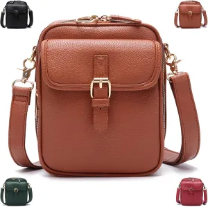 Tojoyride Crossbody Bag, Urvashi Crossbody Bag, Vintage Anti Theft Purse Messenger Shoulder Bags Built In Wallet