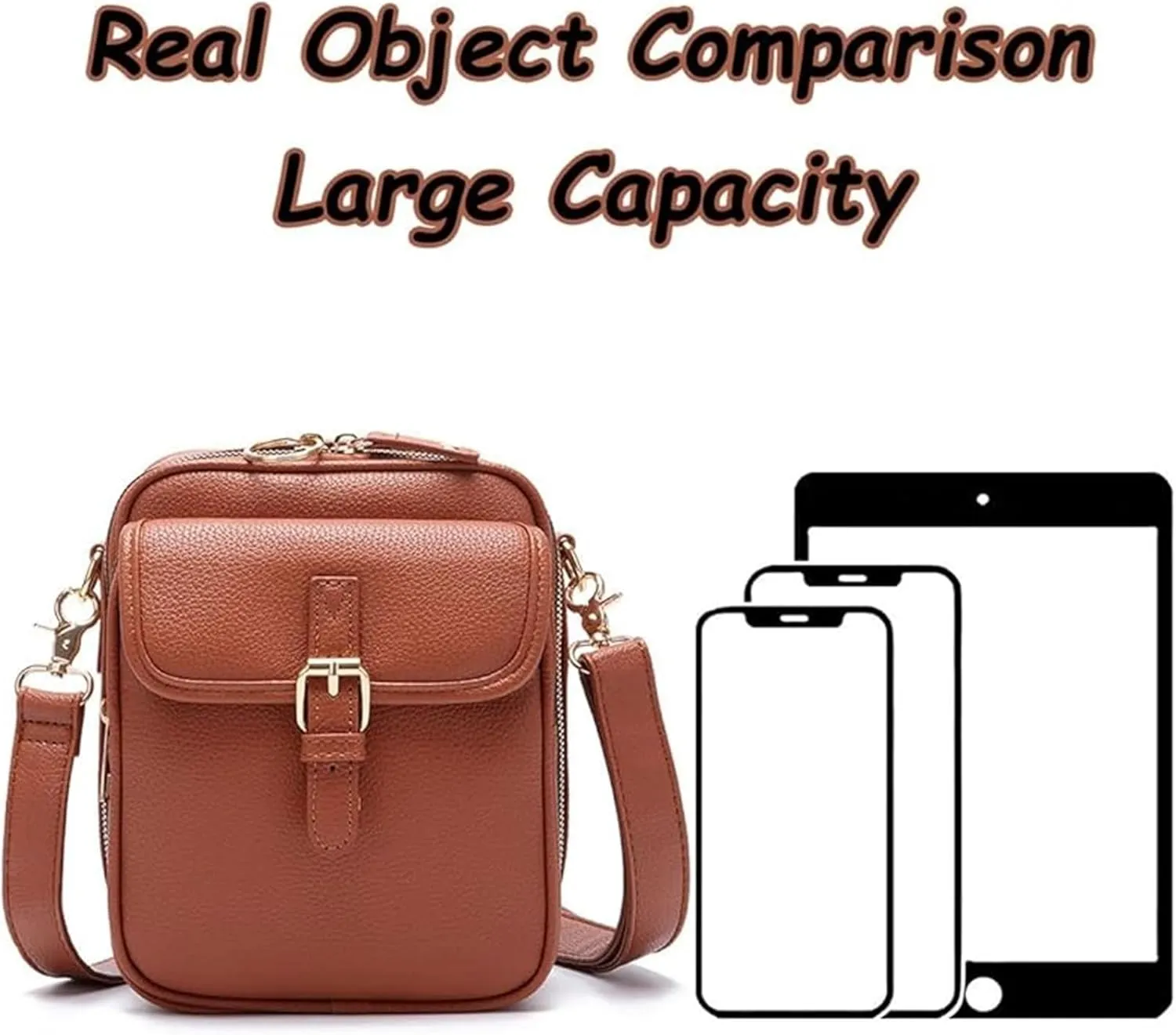 Tojoyride Crossbody Bag, Urvashi Crossbody Bag, Vintage Anti Theft Purse Messenger Shoulder Bags Built In Wallet