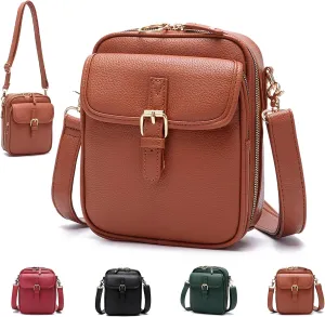 Tojoyride Crossbody Bag, Urvashi Crossbody Bag, Vintage Anti Theft Purse, Shoulder Bags Built In Wallet, Anti-Theft Zipper
