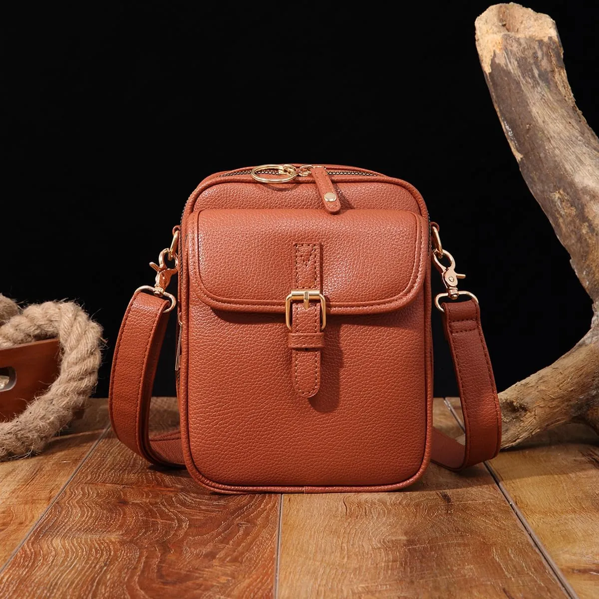 Tojoyride Crossbody Bag, Urvashi Crossbody Bag, Vintage Anti Theft Purse, Shoulder Bags Built In Wallet, Anti-Theft Zipper