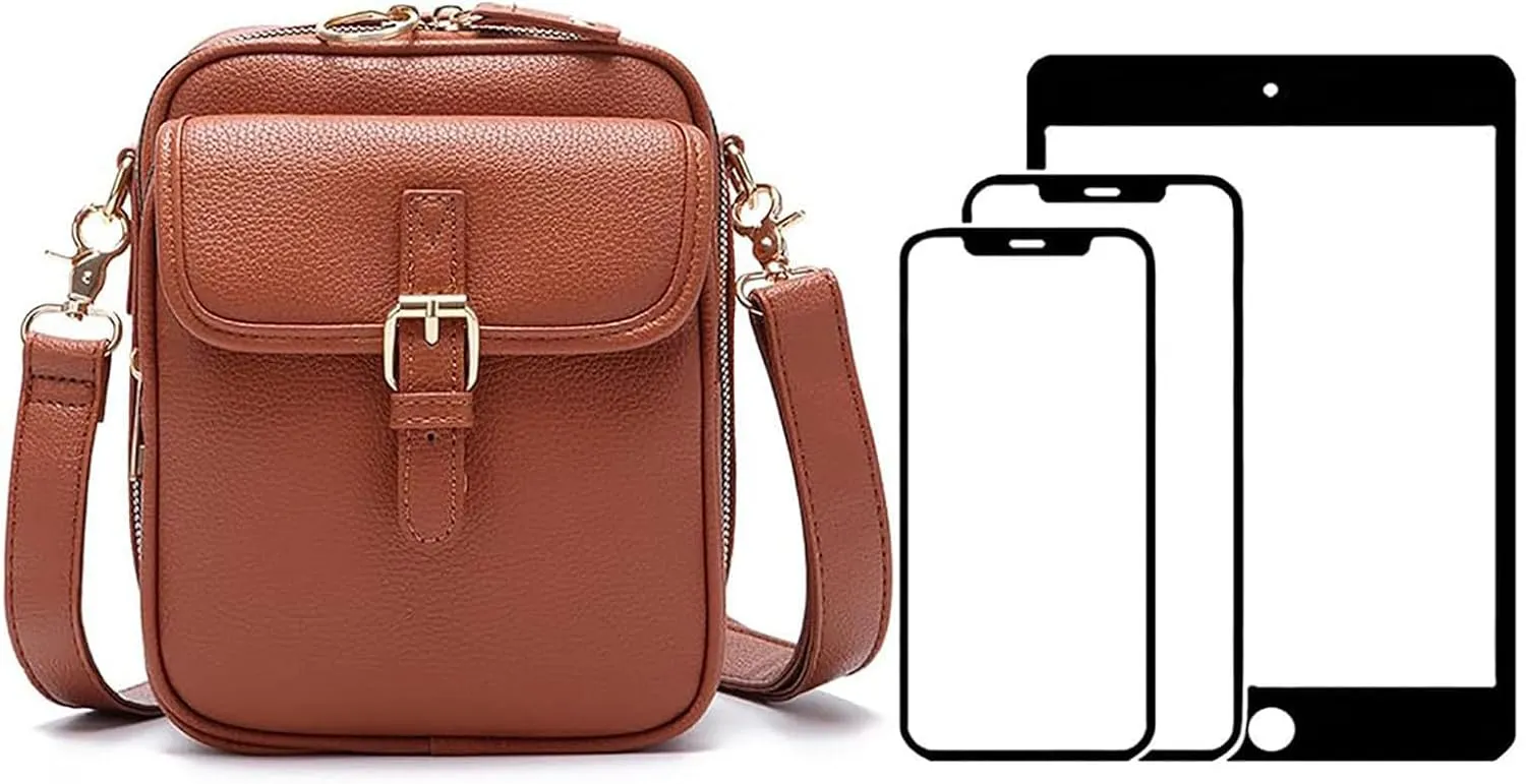 Tojoyride Crossbody Bag, Urvashi Crossbody Bag, Vintage Purse Messenger Shoulder Bags, With Card Slots Anti-Theft