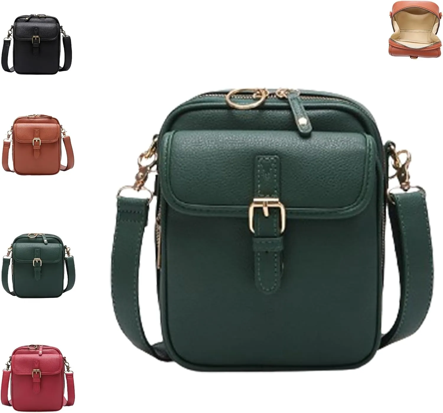 Tojoyride Crossbody Bag, Urvashi Crossbody Bag, Vintage Purse Messenger Shoulder Bags, With Card Slots Anti-Theft