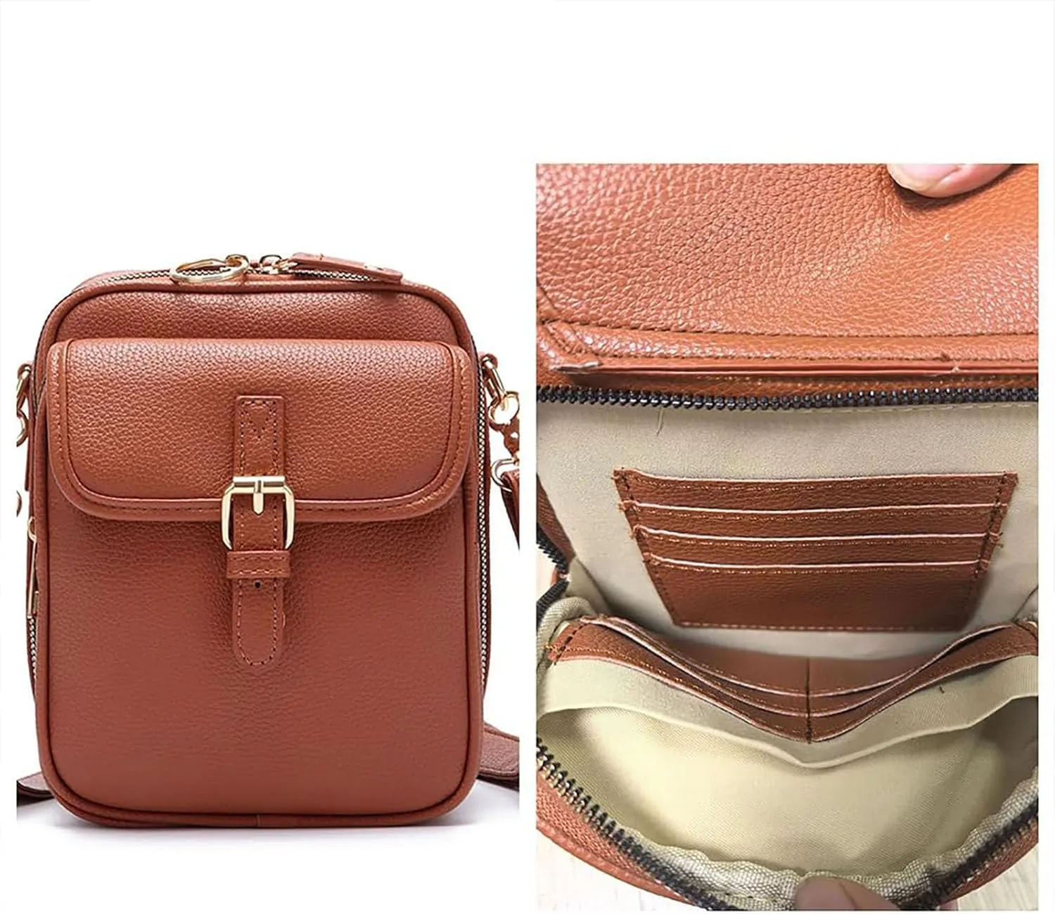 Tojoyride Crossbody Bag, Urvashi Crossbody Bag, Vintage Purse Messenger Shoulder Bags, With Card Slots Anti-Theft