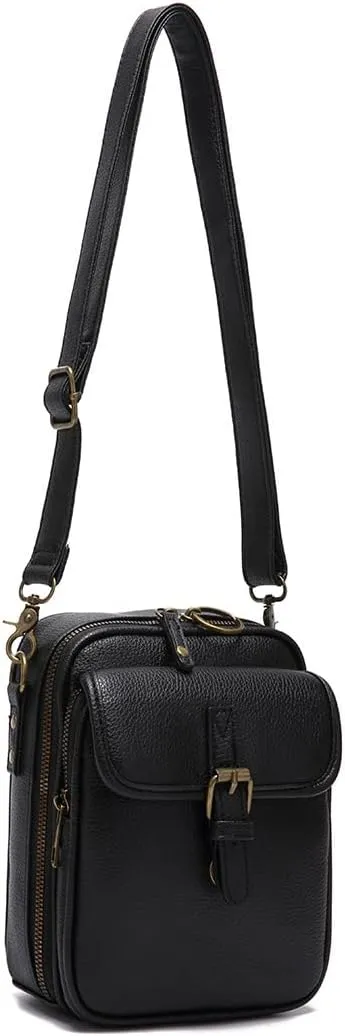 Tojoyride Crossbody Bag, Urvashi Crossbody Bag, With 10 Rfid Shielding Compartments Messenger Shoulder Bags (Green)