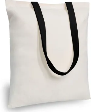TOPDesign 5-Pack Economical Cotton Tote Bag, Lightweight Medium Reusable Grocery Shopping Cloth Bags, Suitable for DIY, Advertising, Promotion, Gift, Activity