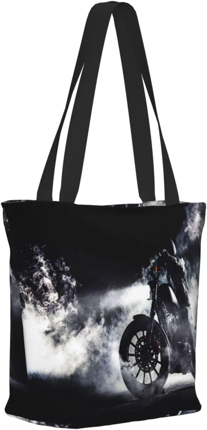 Tote Bag for Women, Red Rescue Fire Truck Tote Bag, Travel Tote Handbags for Gym