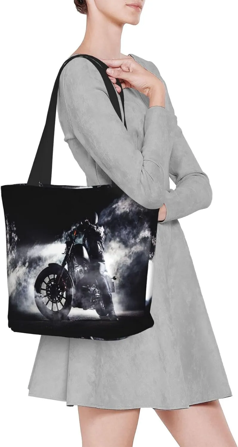 Tote Bag for Women, Red Rescue Fire Truck Tote Bag, Travel Tote Handbags for Gym