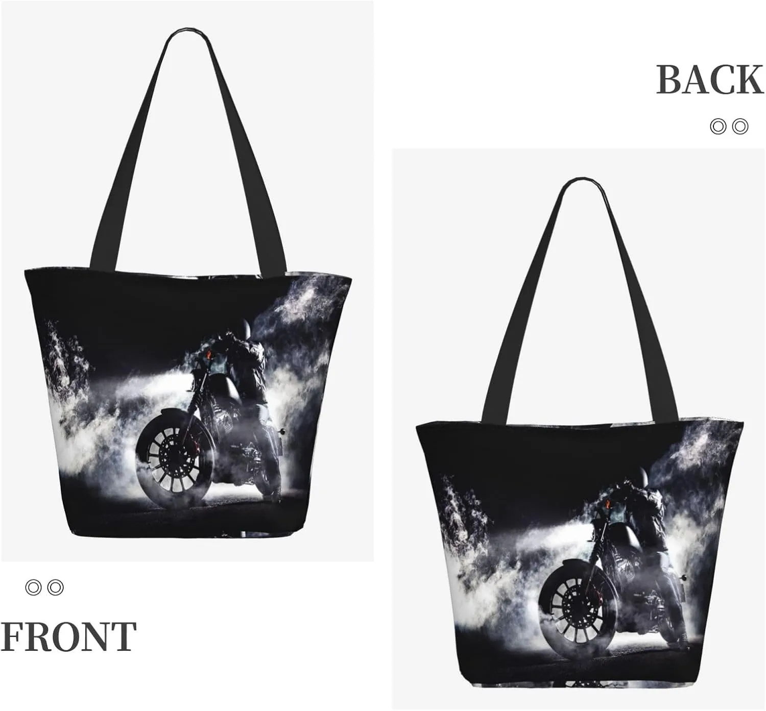Tote Bag for Women, Red Rescue Fire Truck Tote Bag, Travel Tote Handbags for Gym