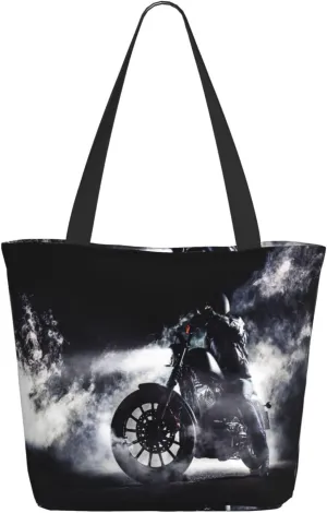 Tote Bag for Women, Red Rescue Fire Truck Tote Bag, Travel Tote Handbags for Gym