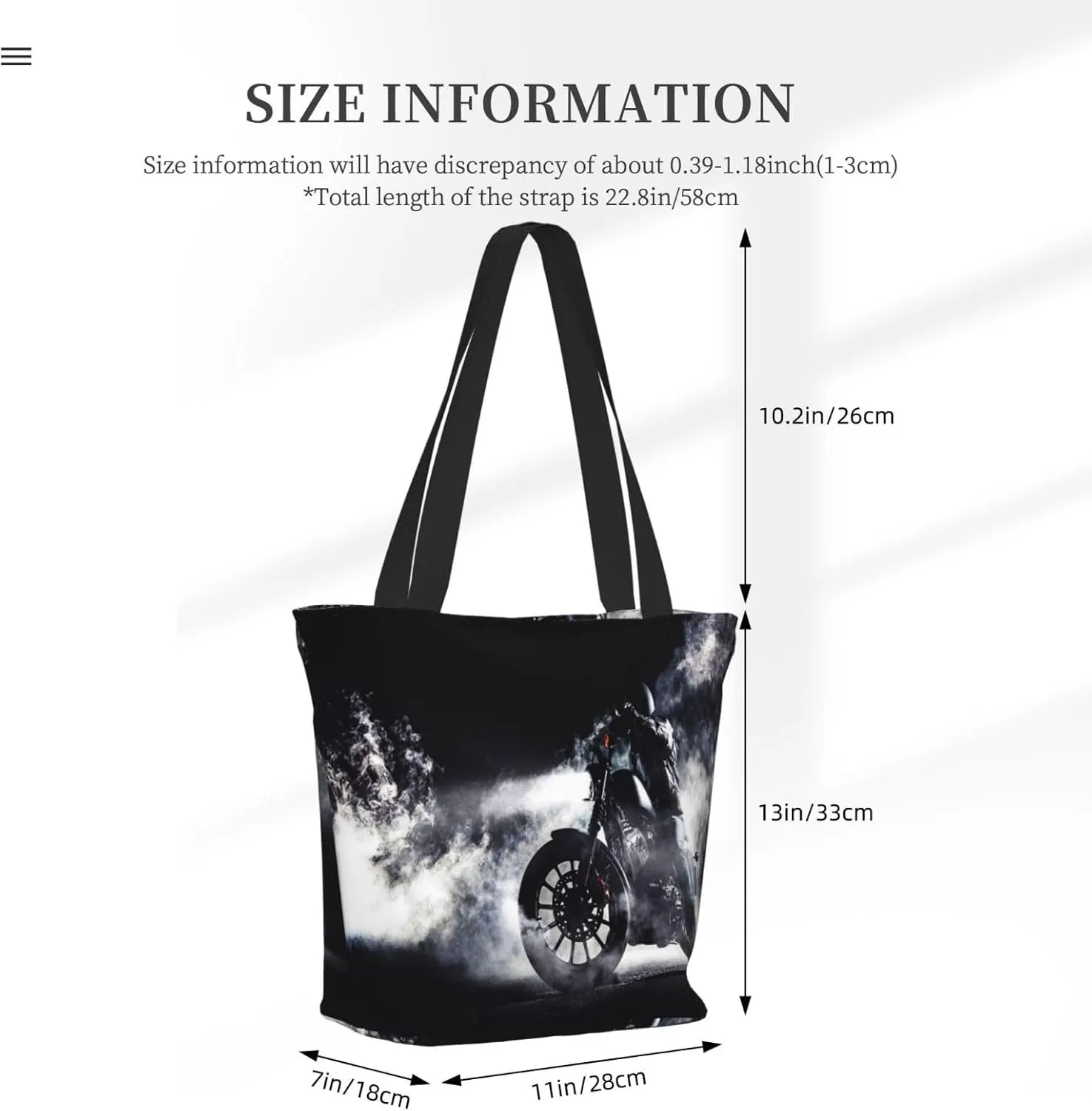 Tote Bag for Women, Red Rescue Fire Truck Tote Bag, Travel Tote Handbags for Gym