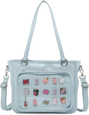 Tote bag Ita Bag Crossbody Shoulder Bag Backpack Kawaii Purses and Handbags with Pin Display