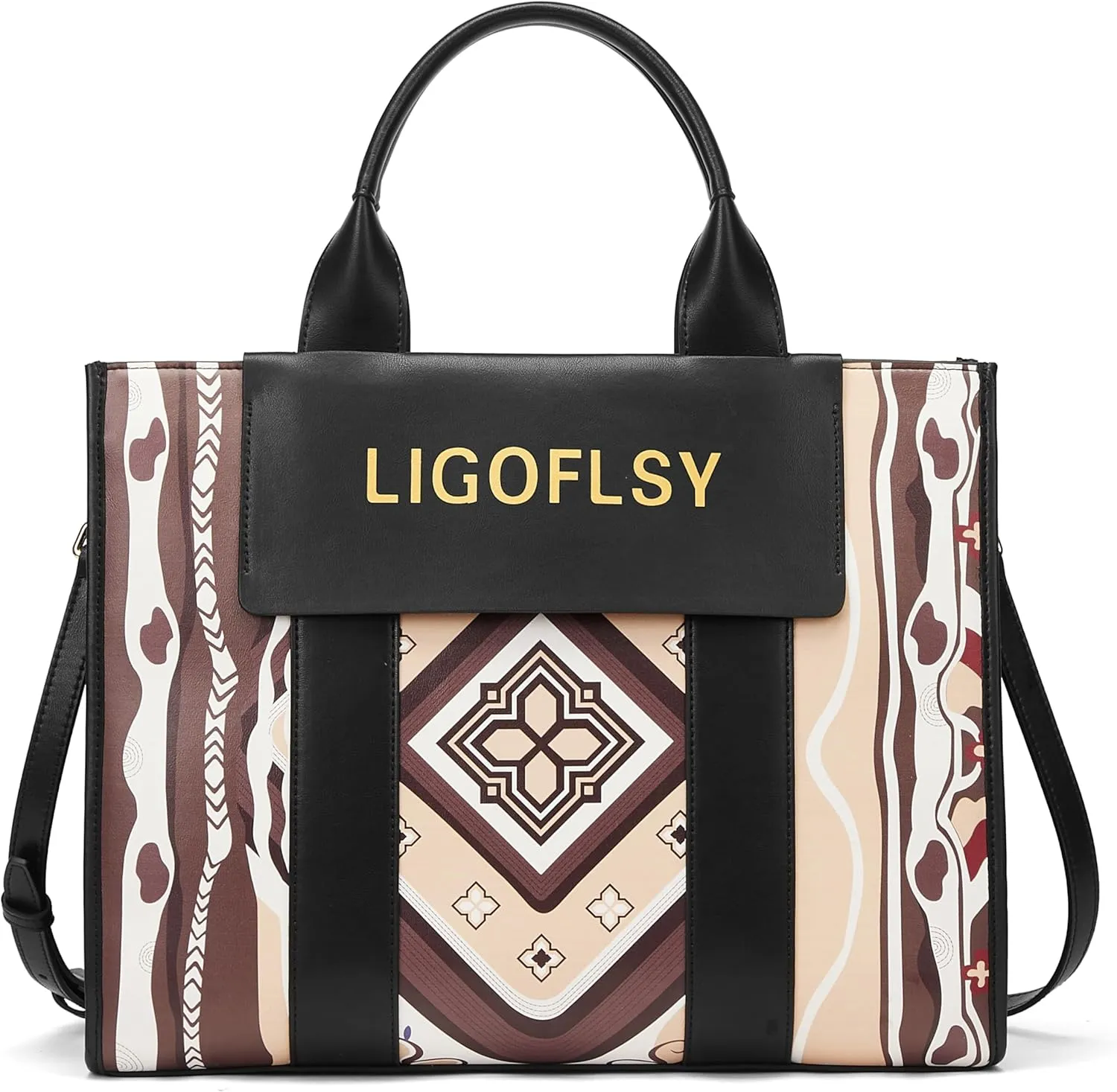 Tote Bags for Women Vegan Leather Shoulder Bag with Adjustable Strap Large Top Handbag and Purse