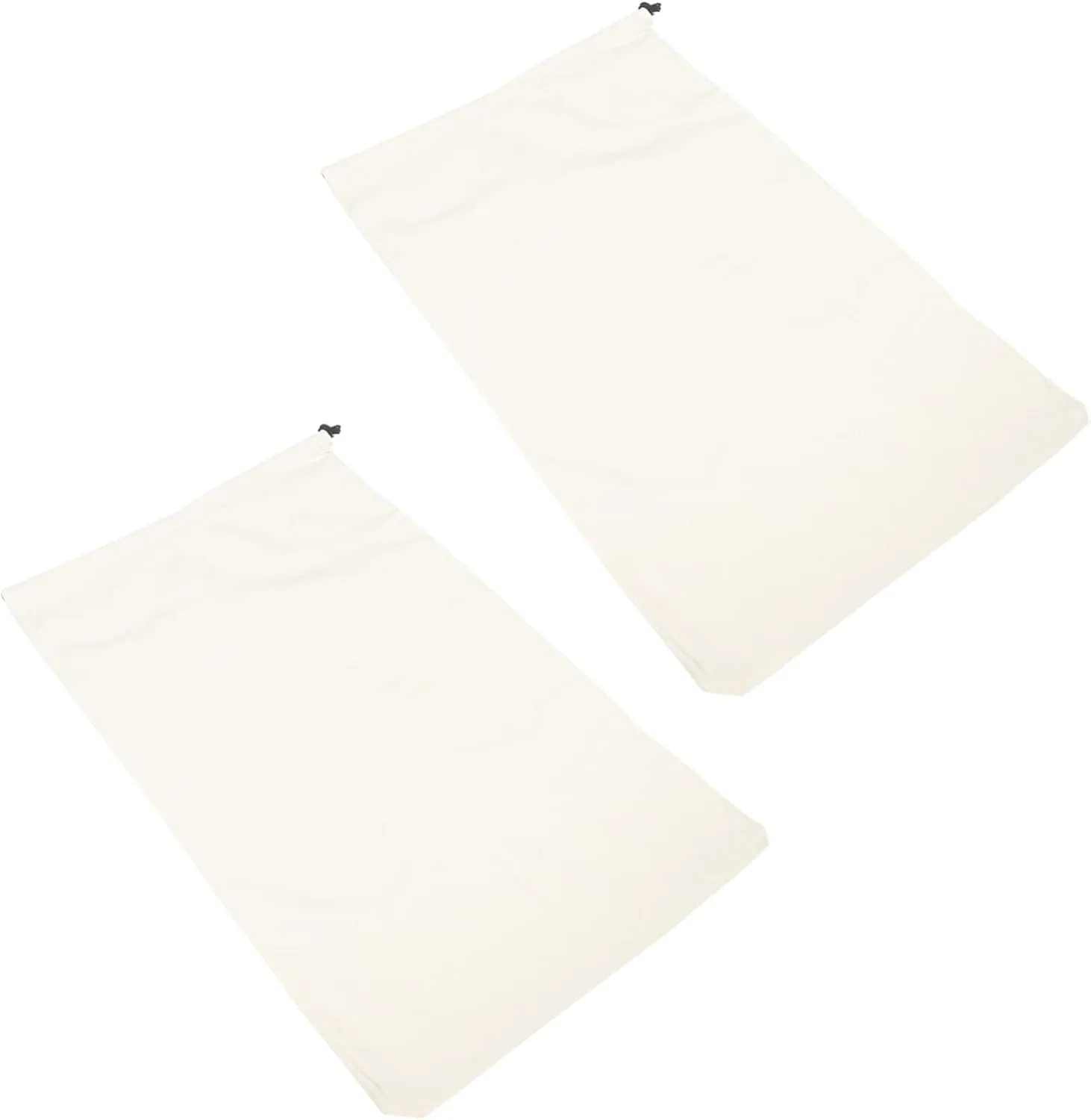 TOYANDONA 2pcs Large Capacity Canvas Drawstring Bags Multipurpose Travel Laundry Bags for Home Hotel and Dorm Storage Dustproof Organizer for Clothes and Sundries