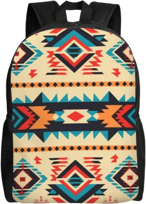 Travel Backpack for Women Men Lightweight 17 inch Laptop Bag Native American Backpack Casual Daypack